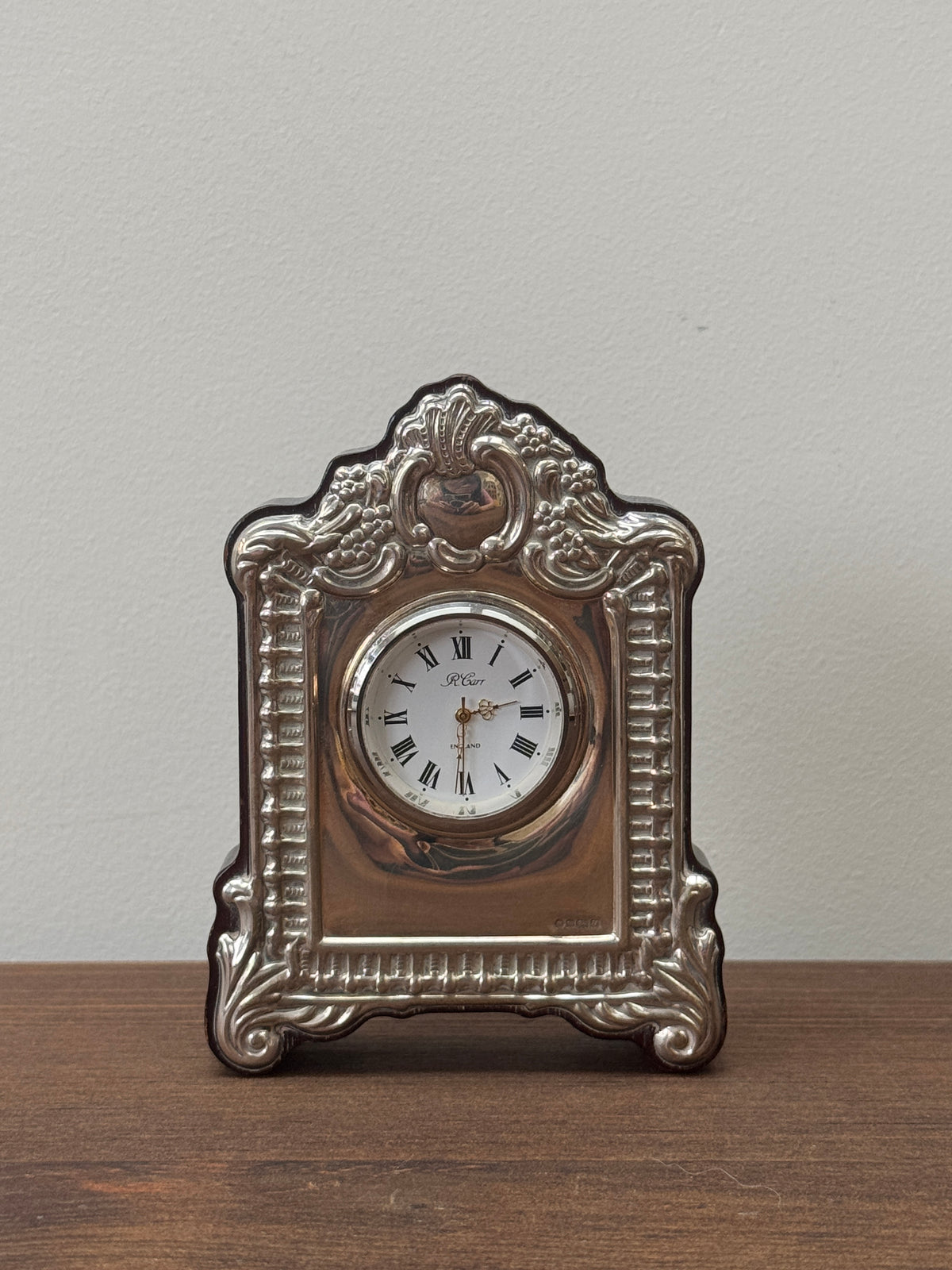 Vintage, Sterling Silver Table Clock by R. Carr, Sheffield | 1994 – My ...