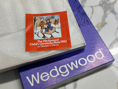 Wedgwood of Etruria & Barlaston 'A Child's Christmas' Decorative Plate, 1982, in Original Box